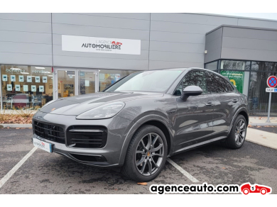Achat voiture occasion, Auto occasion pas cher | Agence Auto Porsche Cayenne Coupé 3.0 V6 462ch E-Hybrid PORSCHE APPROUVED (PREMIERE MAIN, ACC, Pack Chrono) Gris Année : 2020 Automatique Hybride