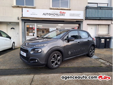 Achat voiture occasion, Auto occasion pas cher | Agence Auto Citroen C3 III 1.6 BlueHDi S&S 100 cv Shine - 2ème main Gris Année : 2017 Manuelle Diesel
