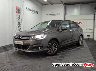 Achat voiture occasion, Auto occasion pas cher | Agence Auto Citroen C4 II (2) 1.6 BLUEHDI 120 S&S MILLENIUM BV6 Gris Année : 2017 Manuelle Diesel