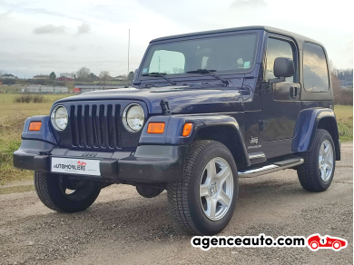 Aankoop Gebruikte Auto, Goedkope Gebruikte Auto | Agence Auto Jeep Wrangler TJ 143ch 4WD 65eme anniversaire Blauw Jaar : 2006 Handgeschakelde auto Benzine