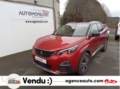 Achat voiture occasion, Auto occasion pas cher | Agence Auto Peugeot 3008 1.5 BLUEHDI 130 ALLURE BUSINESS Rouge Année : 2019 Manuelle Diesel