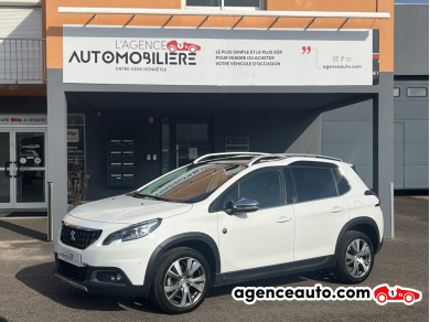Achat voiture occasion, Auto occasion pas cher | Agence Auto Peugeot 2008 1.2 130 CV Crossway 1ère main Courroie Changée Blanc Année : 2017 Manuelle Essence