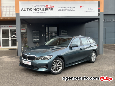 Aankoop Gebruikte Auto, Goedkope Gebruikte Auto | Agence Auto Bmw Série 3 Touring 318d 2.0d 150cv Lounge - Apple CarPlay/Sièges chauffants/Radar AV-AR Groen Jaar : 2021 Automatische auto Diesel