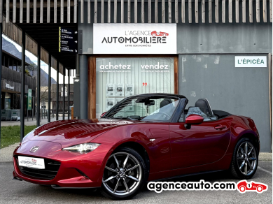 Achat voiture occasion, Auto occasion pas cher | Agence Auto Mazda MX-5 ND 2.0 SkyActiv-G 160ch Selection - Bose Rouge Année : 2018 Manuelle Essence