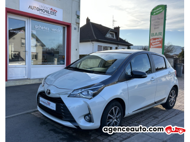 Achat voiture occasion, Auto occasion pas cher | Agence Auto Toyota Yaris Phase 3 1.5 VVTi 110cv y20 Caméra de recul Blanc Année : 2019 Manuelle Essence