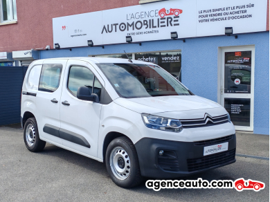 Achat voiture occasion, Auto occasion pas cher | Agence Auto Citroen Berlingo M 1.5 BlueHDi 75 Vitré TVA récup Blanc Année : 2019 Manuelle Diesel