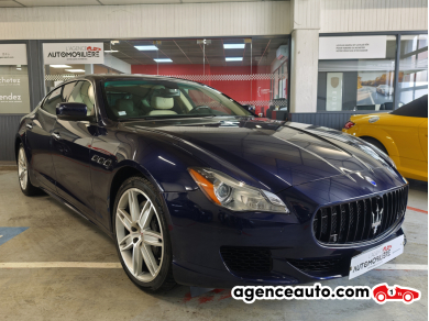 Achat voiture occasion, Auto occasion pas cher | Agence Auto Maserati Quattroporte 3.8 V8 GTS Bleu Année : 2014 Automatique Essence