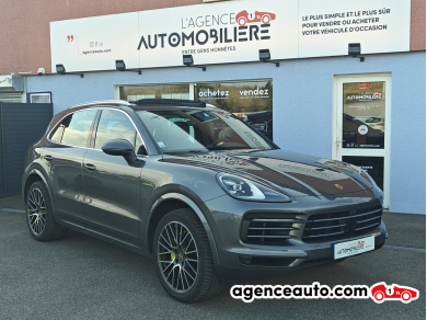 Achat voiture occasion, Auto occasion pas cher | Agence Auto Porsche Cayenne 3.0 V6 462ch E-Hybrid Gris Année : 2020 Automatique Essence, Hybride