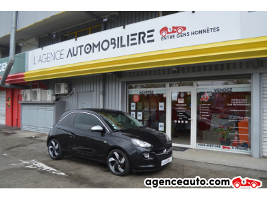 Achat voiture occasion, Auto occasion pas cher | Agence Auto Opel Adam 1.4 TWINPORT 100 GLAM Noir Année : 2014 Manuelle Essence