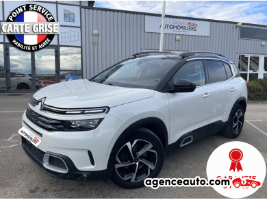 Aankoop Gebruikte Auto, Goedkope Gebruikte Auto | Agence Auto Citroen C5 Aircross 1.5 BlueHDi EAT8 S&S 130 cv SHINE Wit Jaar : 2019 Automatische auto Diesel