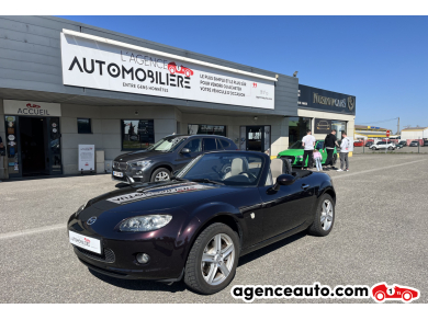 Gebrauchtwagenkauf, Günstige Gebrauchtwagen | Automobilienagentur Mazda MX-5 1.8 Cuir édition MITHRA Violett Jahr : 2007 Hand-Schaltgetriebe Benzin