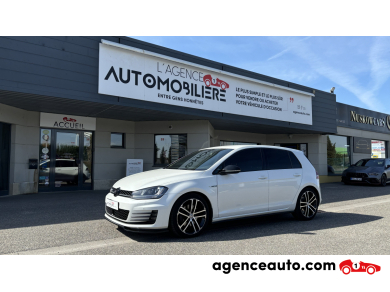 Gebrauchtwagenkauf, Günstige Gebrauchtwagen | Automobilienagentur Volkswagen Golf VII 5 Portes GTD 2.0 TDI 16V Blue Motion DSG6 S&S 184 cv Blanc Jahr : 2016 Automatisch Diesel