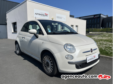 Gebrauchtwagenkauf, Günstige Gebrauchtwagen | Automobilienagentur Fiat 500 1.2L 69CH LOUNGE Blanc Jahr : 2012 Hand-Schaltgetriebe Benzin