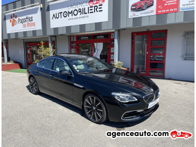 Aankoop Gebruikte Auto, Goedkope Gebruikte Auto | Agence Auto Bmw Série 6 Gran Coupé (F06) LCI 640d xDrive 313 cv Exclusive Individual Zwart Jaar : 2015 Automatische auto Diesel