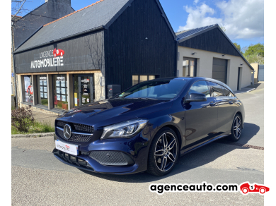 Achat voiture occasion, Auto occasion pas cher | Agence Auto Mercedes Classe CLA 220 CDI SHOOTING BREAK DCT BVA7 Bleu Année : 2018 Automatique Diesel