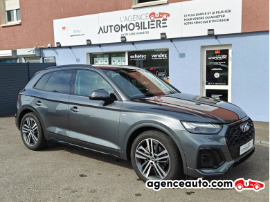 Achat voiture occasion, Auto occasion pas cher | Agence Auto Audi Q5 40 TDI Mild Hybrid 204ch Avus quattro S tronic Gris Année : 2021 Automatique Diesel