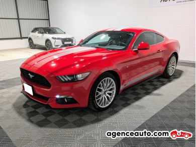 Achat voiture occasion, Auto occasion pas cher | Agence Auto Ford Mustang Fastback 2.3 ecoboost BV6 origine FRANCE Rouge Année : 2016 Manuelle Essence