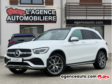 Achat voiture occasion, Auto occasion pas cher | Agence Auto Mercedes Classe GLC 300d 245ch AMG LINE 4MATIC BVA Blanc Année : 2020 Automatique Diesel