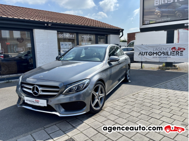 Achat voiture occasion, Auto occasion pas cher | Agence Auto Mercedes Classe C IV 200 D FASCINATION PACK AMG  9G-TRONIC Gris Année : 2018 Automatique Diesel