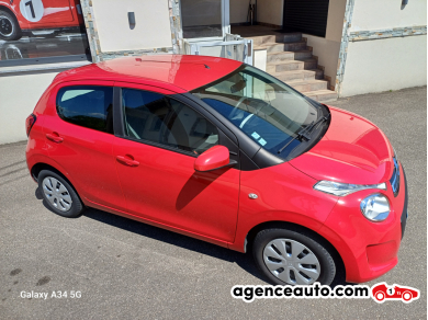 Achat voiture occasion, Auto occasion pas cher | Agence Auto Citroen C1 VTi 72 CV Feel Rouge Année : 2018 Manuelle Essence