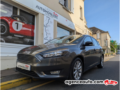 Achat voiture occasion, Auto occasion pas cher | Agence Auto Ford Focus 1.0 ECOBOOST 125 S&S TITANIUM 5P Gris Année : 2016 Automatique Essence