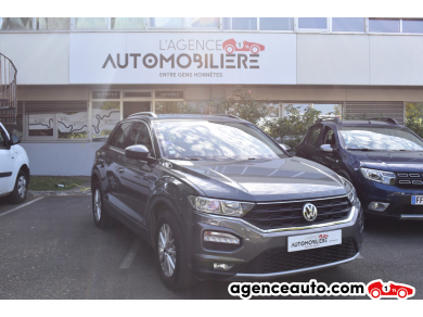 Achat voiture occasion, Auto occasion pas cher | Agence Auto Volkswagen T-roc 1.5 TSI BMT DSG7 150 cv Boîte auto Gris Année : 2019 Automatique Essence