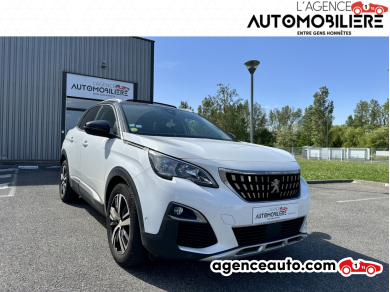 Aankoop Gebruikte Auto, Goedkope Gebruikte Auto | Agence Auto Peugeot 3008 1.5 BLUEHDI ALLURE 130CV Wit Jaar : 2019 Handgeschakelde auto Diesel