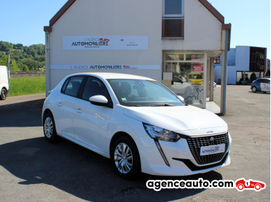 Achat voiture occasion, Auto occasion pas cher | Agence Auto Peugeot 208 1.2 75 CH S&S BVM5 Blanc Année : 2021 Manuelle Essence