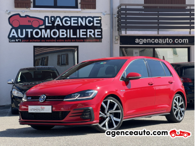 Achat voiture occasion, Auto occasion pas cher | Agence Auto Volkswagen Golf VII 2.0 tsi GTI 230ch PERFORMANCE Rouge Année : 2017 Automatique Essence
