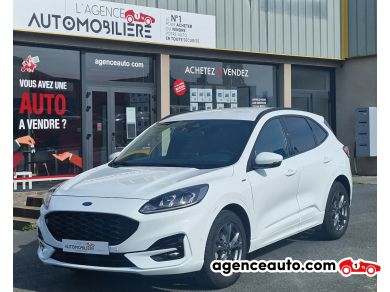Achat voiture occasion, Auto occasion pas cher | Agence Auto Ford Kuga 2.5 FLEXIFUEL 190 H ST LINE Blanc Année : 2021 Automatique Hybride