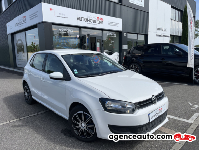Achat voiture occasion, Auto occasion pas cher | Agence Auto Volkswagen Polo 1.6 TDI BLUEMOTION 90CV - GARANTIE 12 MOIS Blanc Année : 2010 Automatique Diesel