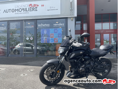 Achat voiture occasion, Auto occasion pas cher | Agence Auto Yamaha MT07 A2 Full Black Noir Année : 2020 Manuelle Essence