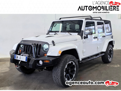 Acquisto Auto Usate, Auto Usate Economiche | Agenzia Automobiliare Jeep Wrangler Unlimited 3.6 V6 285 BVA Sahara Pentastar - ARB - Treuil Bianca Anno : 2013 Automatico Benzina