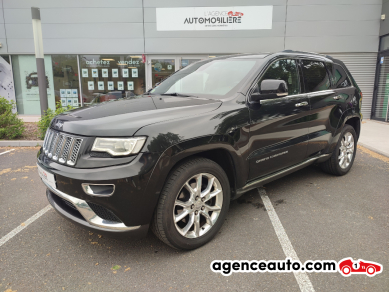 Achat voiture occasion, Auto occasion pas cher | Agence Auto Jeep Grand Cherokee 3.0 V6 CRD 250ch Summit BVA8 Noir Année : 2013 Automatique Diesel