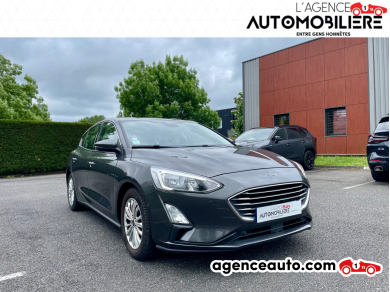 Achat voiture occasion, Auto occasion pas cher | Agence Auto Ford Focus 1.0 TITANIUM 125CV Gris Année : 2018 Manuelle Essence