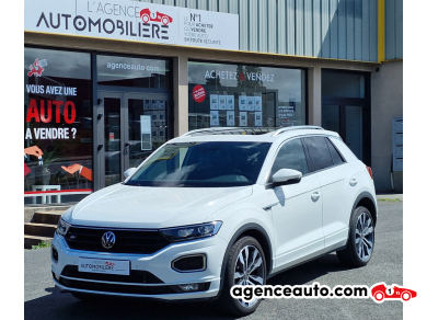 Achat voiture occasion, Auto occasion pas cher | Agence Auto Volkswagen T-roc 2.0 TDI 150 CH R-LINE Blanc Année : 2021 Automatique Diesel