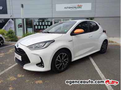 Achat voiture occasion, Auto occasion pas cher | Agence Auto Toyota Yaris 116h my21 1.5 Hybride Blanc Année : 2021 Automatique Hybride