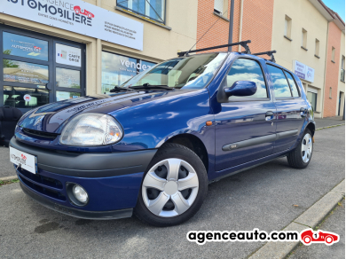Achat voiture occasion, Auto occasion pas cher | Agence Auto Renault Clio II 1.2 RXE 5P Bleu Année : 2000 Manuelle Essence