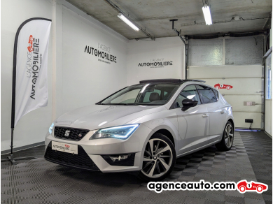 Achat voiture occasion, Auto occasion pas cher | Agence Auto Seat Leon III 2.0 TDI FAP 184 10CV START/STOP FR + TOIT OUVRANT Gris Année : 2015 Manuelle Diesel