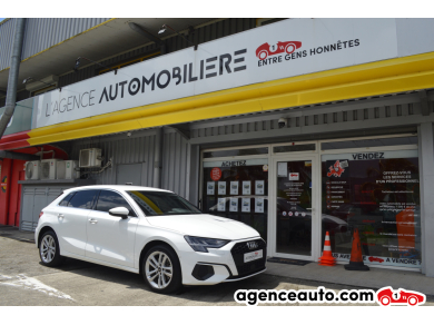 Achat voiture occasion, Auto occasion pas cher | Agence Auto Audi A3 IV SPORTBACK 40 TFSIE 204 DESIGN S TRONIC 6 - Hybride Blanc Année : 2024 Automatique Hybride