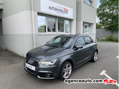 Achat voiture occasion, Auto occasion pas cher | Agence Auto Audi A1 Sportback 1.6 TDI 90CH S Line S Tronic Gris Année : 2012 Automatique Diesel