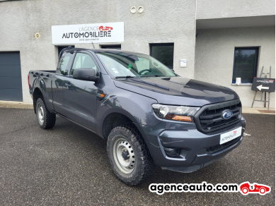 Achat voiture occasion, Auto occasion pas cher | Agence Auto Ford Ranger SUPER CABINE 2.0 ECOBLUE 170 S&S XL TRES FAIBLE KILOMETRAGE Noir Année : 2020 Manuelle Diesel