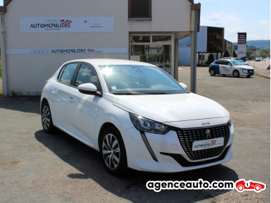 Achat voiture occasion, Auto occasion pas cher | Agence Auto Peugeot 208 1.2 75 CH S&S BVM5 Blanc Année : 1904 Manuelle Essence