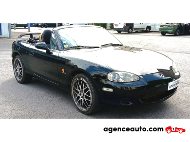 Achat voiture occasion, Auto occasion pas cher | Agence Auto Mazda MX-5 1.6 i 16V Black'N'Cool 110cv Argent Année : 2004 Manuelle Essence