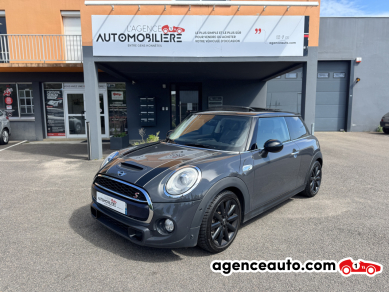 Achat voiture occasion, Auto occasion pas cher | Agence Auto Mini Cooper S  F56 3 Portes Cooper S 2.0 i 192 cv ToitOuvrantPanoramique/Radar de recul Gris Année : 2014 Automatique Essence