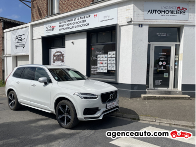 Achat voiture occasion, Auto occasion pas cher | Agence Auto Volvo XC90 D5 235 AWD R-DESIGN 7 PLACES GARANTIE 12 MOIS Blanc Année : 2018 Automatique Diesel