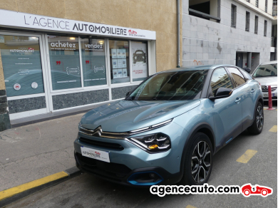 Achat voiture occasion, Auto occasion pas cher | Agence Auto Citroen Ë-C4 ELECTRIC 135  50KWH AUTONOMIE-STANDARD FEEL PACK BVA Bleu Année : 2020 Automatique Électrique