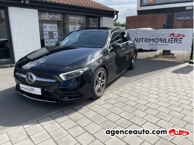 Achat voiture occasion, Auto occasion pas cher | Agence Auto Mercedes Classe A 200 D AMG LINE 8G-DCT Noir Année : 2021 Automatique Diesel