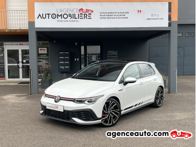 Gebrauchtwagenkauf, Günstige Gebrauchtwagen | Automobilienagentur Volkswagen Golf VIII GTi Clubsport 2.0 TSi 300cv - Toit ouvrant/Apple CarPlay/Sièges chauffants/Harman Kardon Blanc Jahr : 2021 Automatisch Benzin