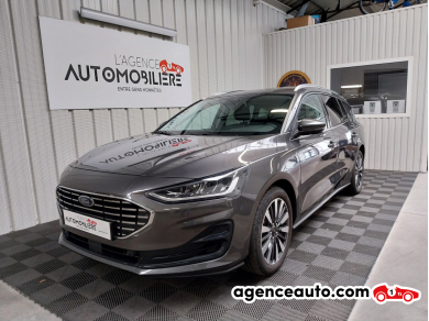 Achat voiture occasion, Auto occasion pas cher | Agence Auto Ford Focus SW 1.0 Flexifuel 125 ch TITANIUM X BUSINESS Gris Année : 2022 Manuelle Hybride